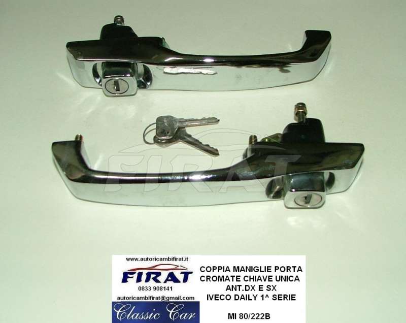 MANIGLIA PORTA + CHIUSURA BAULE FIAT 127 - 128